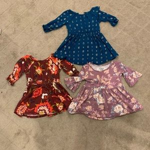Little girlβs tunic style tops